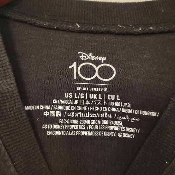 Disney 100th Anniversary Spirit Jersey size L - Picture 3 of 6